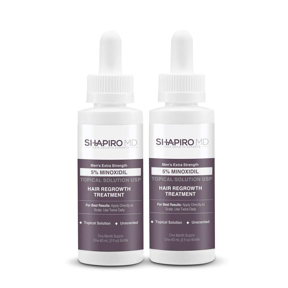Minoxidil 5% Hair Regrowth Serum for Men | 2-Month Supply