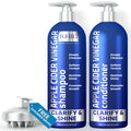 Apple Cider Hair Revitalize Set | Deep Clean & Shine Boost | 10.14oz Dual Pack